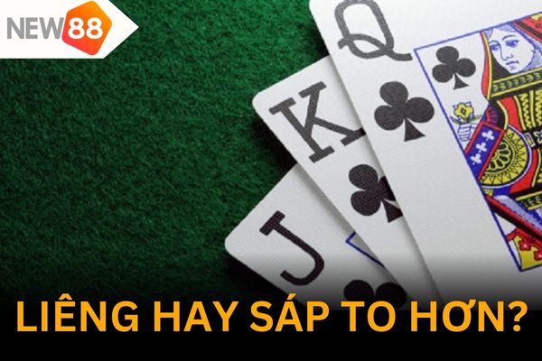 liêng và sáp cái nào to hơn trong bài Liêng 3 cây?